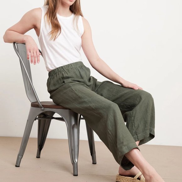 LOLA LINEN PANT - Picture 2 of 8